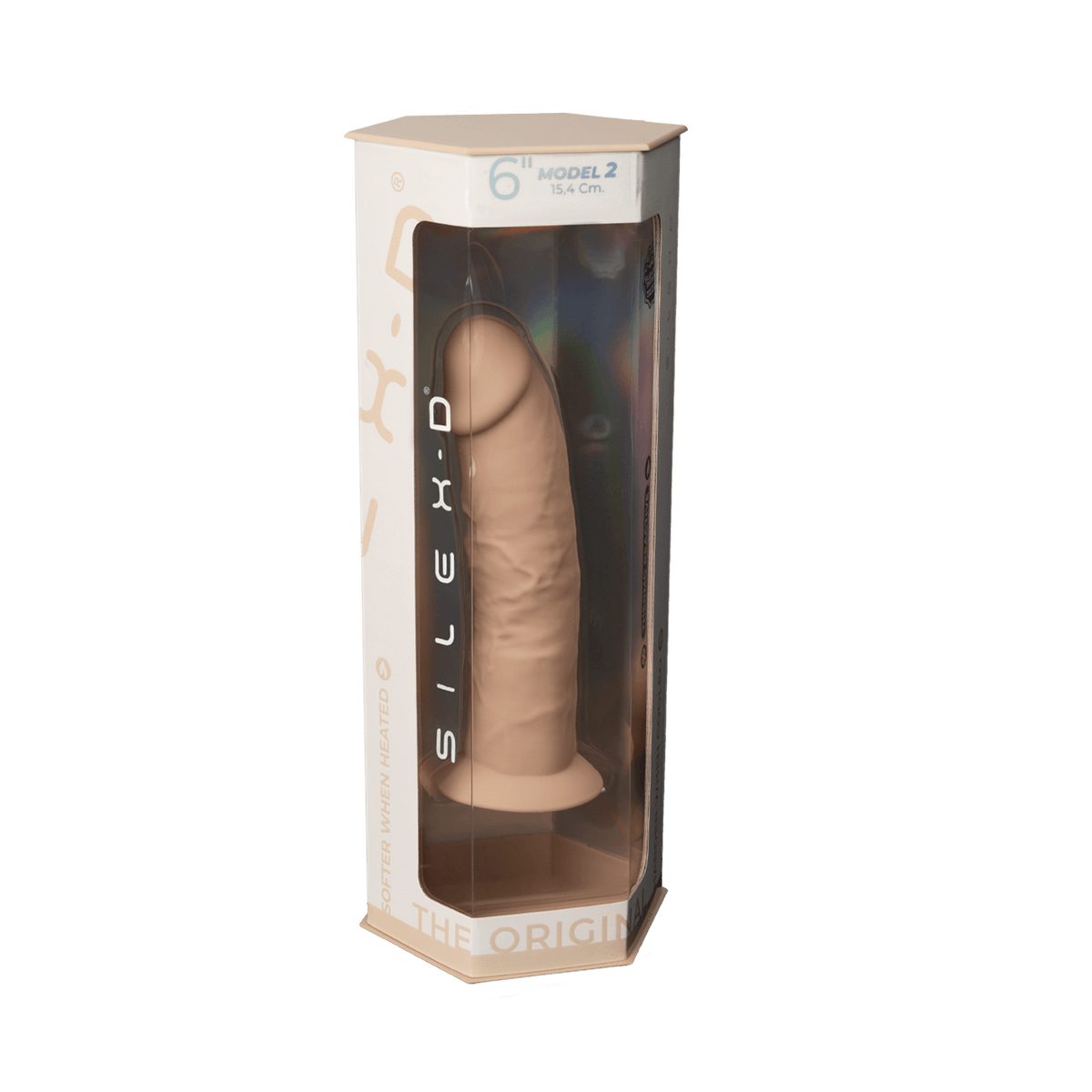Silexd - Dildo Premium Silicone Mod.2 6'' - Color Carne